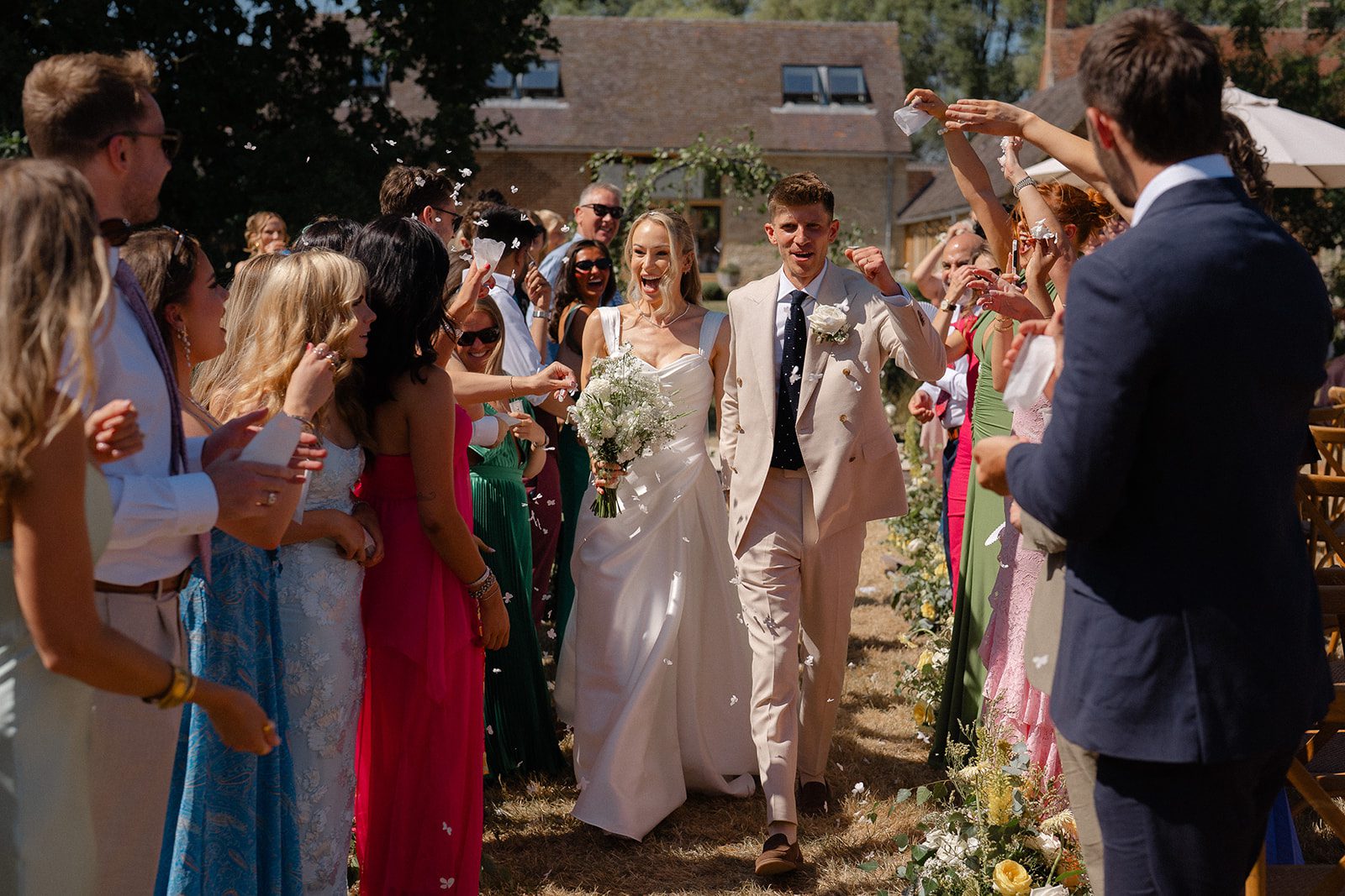 Kate and Ben marquee wedding near Royal Leamington Spa, coordinated by Inspired By You